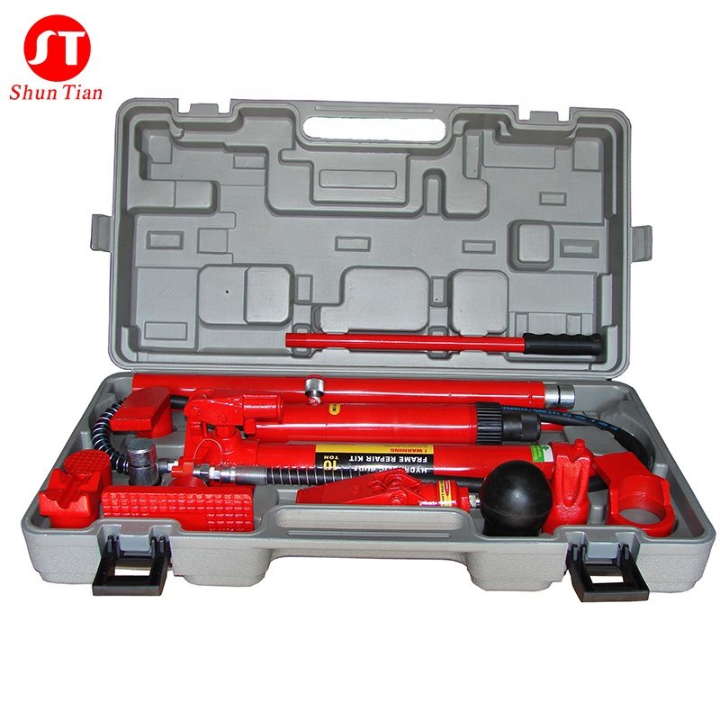 Hydraulic Body Repair Kit Car Body Repair Tools Vehicle Equipment Porta Power Hydraulic Jack